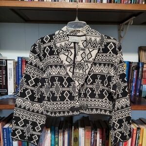 Vintage Flashback Aztec tapestry jacket. Women's medium